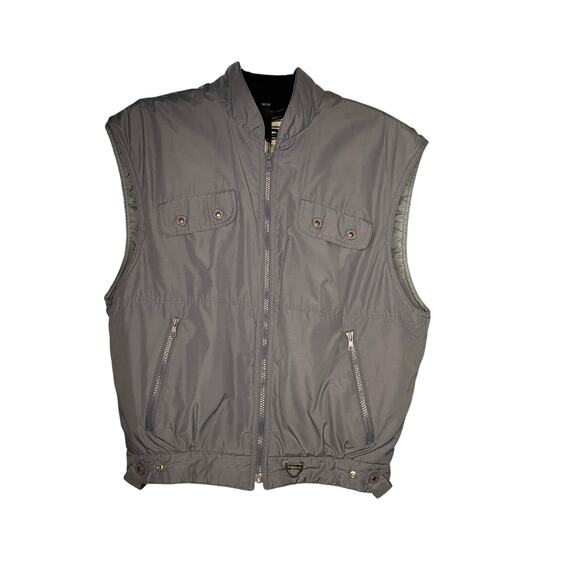 VTG Tyrolia by HEAD Pewter Gray Vest Sz M 80s Ski Heritage Apres Retro gorpcore - Picture 3 of 11